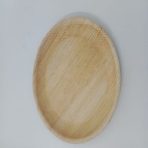 Eco-friendly disposable large round palm plates