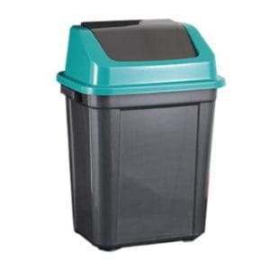 TEL Wastage Bin 20L Swing Silver