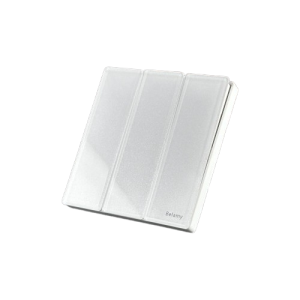 Belamy White 3 Gang 1 Way Switch | BE-Glass White
