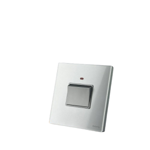Belamy Sky Grey DP Switch 20A | BE-Glass Gray