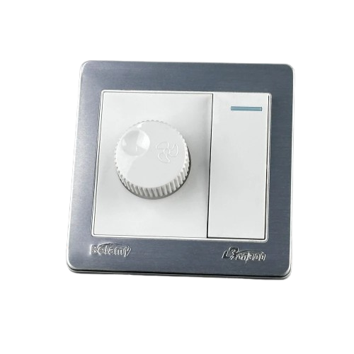 Belamy White-Grey Fan Dimmer With Switch | BE-LANBAO