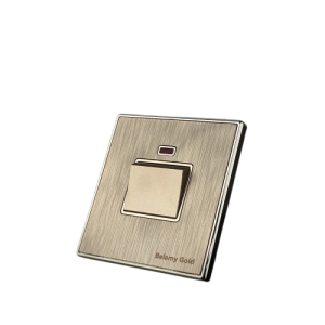 Belamy Golden 20A DP Switch With LED| BE-Gold
